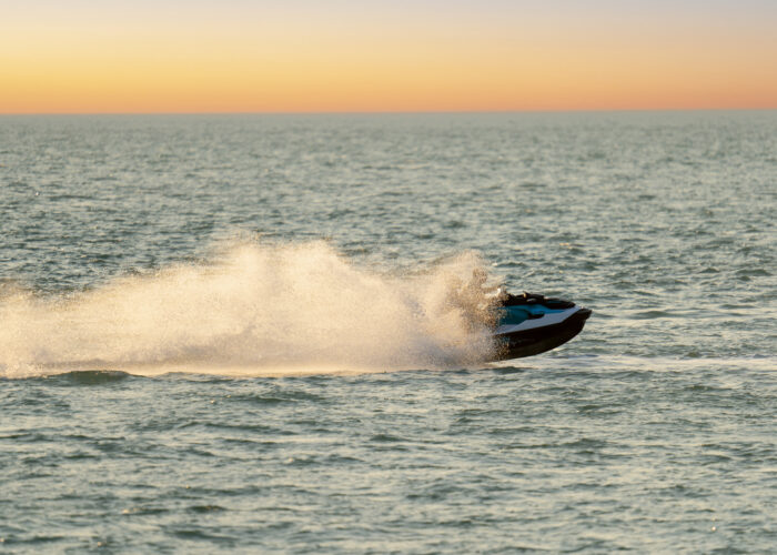 Jet skiing